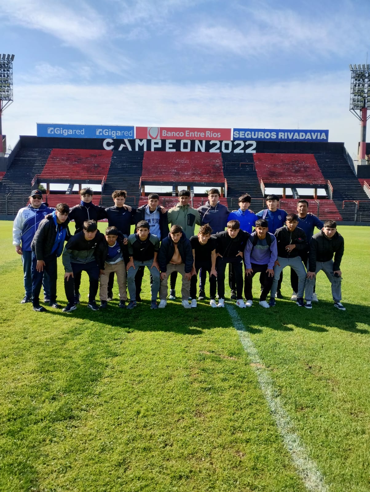 Grata visita al Estadio Grella