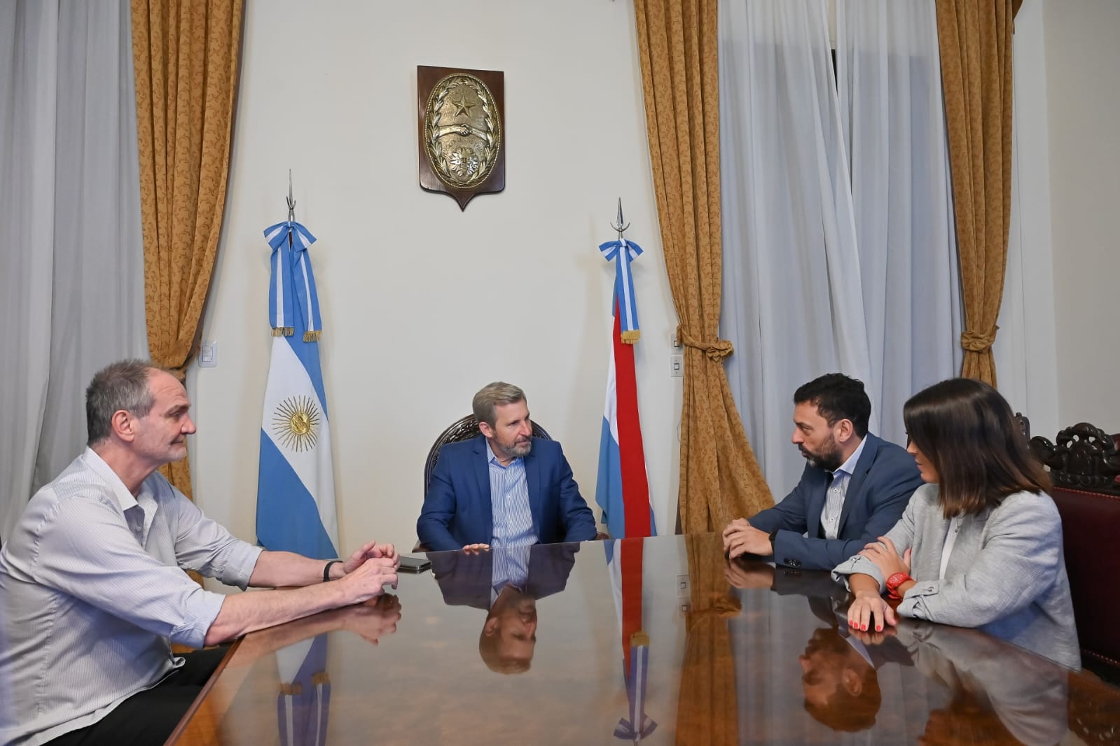 Encuentro con el gobernador de la provincia de Entre Ríos.